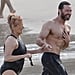 Hugh Jackman Shirtless in St. Barts For His 20th Anniversary