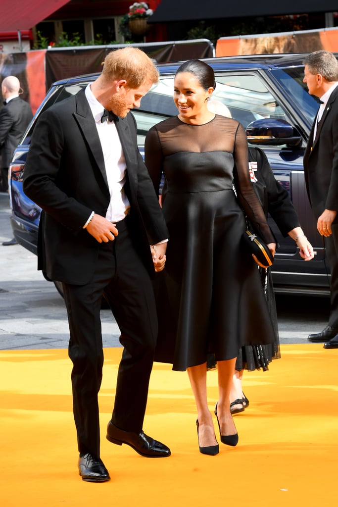 Pictured: Prince Harry and Meghan Markle at The Lion King premiere in London.