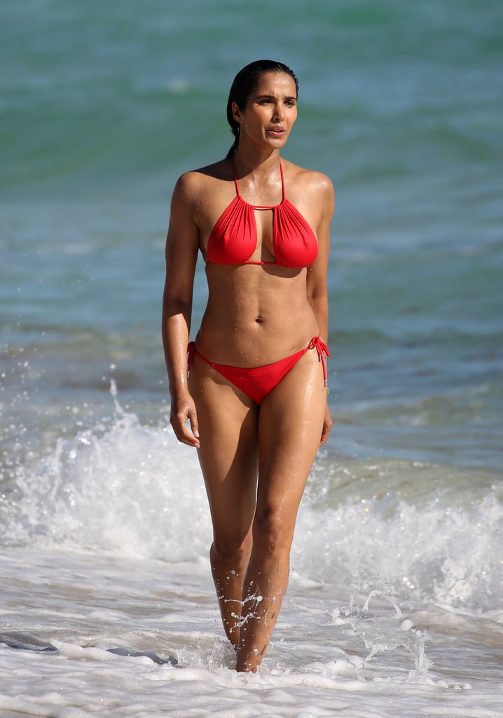 Padma Wearing the Bikini in Miami in January 2019