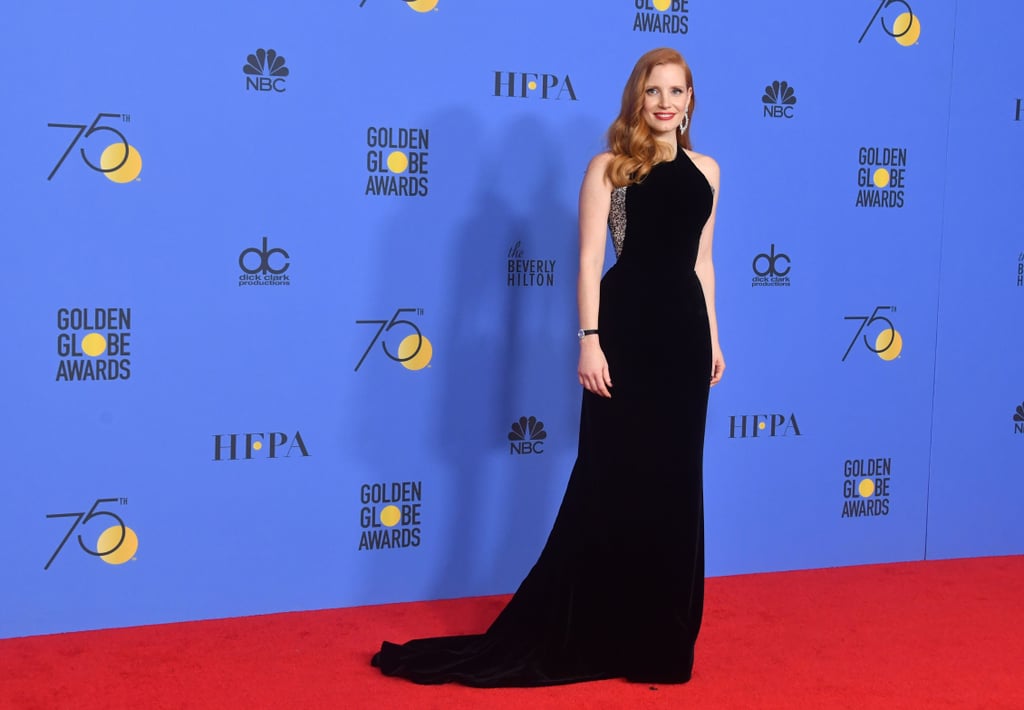 "We've saved so much money kicking people out of Hollywood this year." — Jessica Chastain on the #MeToo and #TimesUp movements.