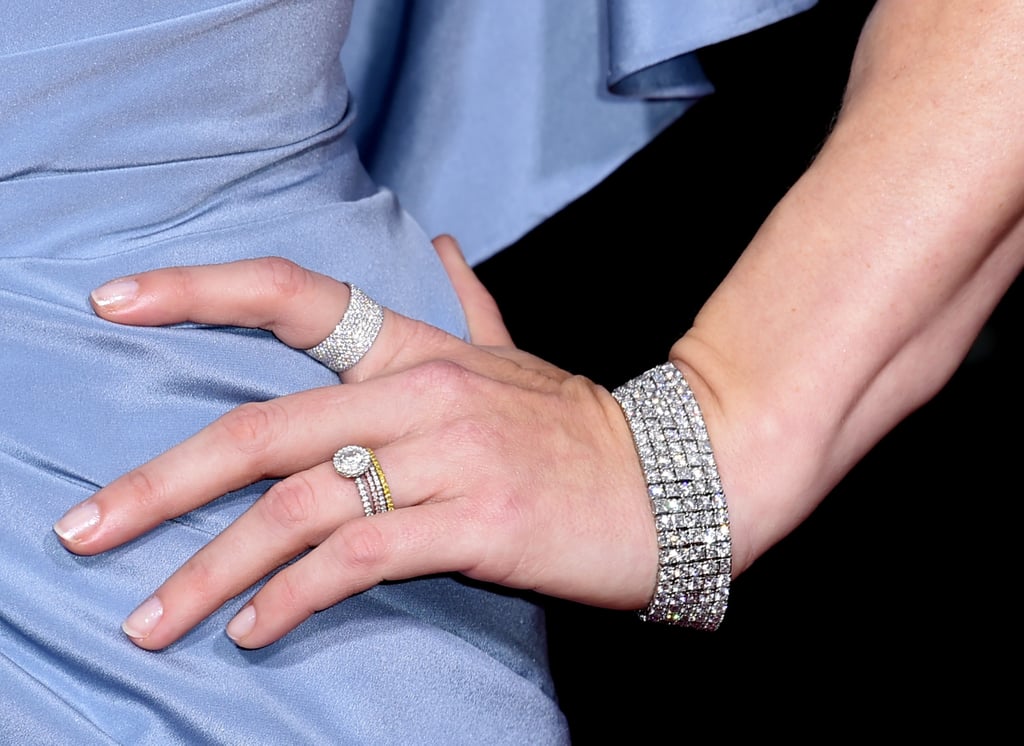 Amy Adams showed off an armful of Tiffany & Co. jewels.