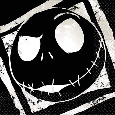 Amscan Nightmare Before Christmas 5" Party Beverage Napkins