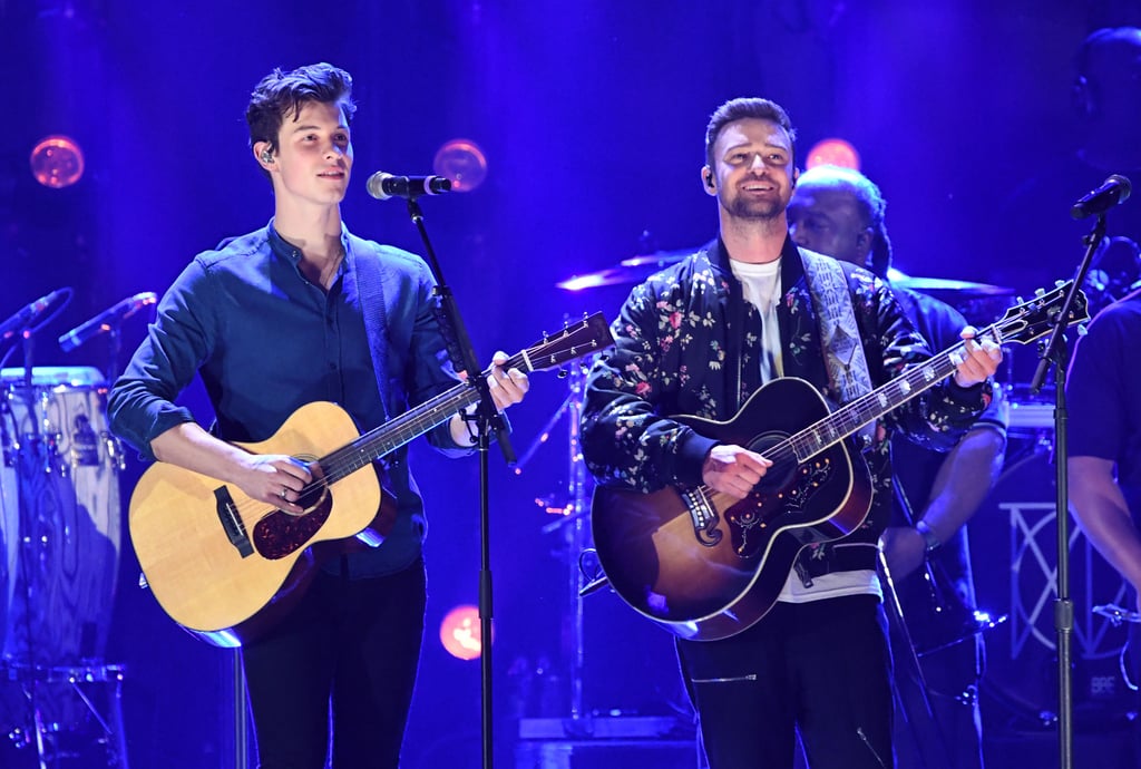 Justin Timberlake and Shawn Mendes iHeartRadio Performance