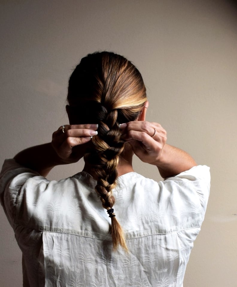 Easy French-Braid Ponytail With How-to Tutorial Photos