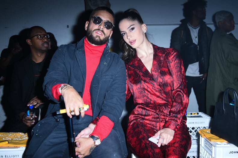 Maluma and Natalia Barulich