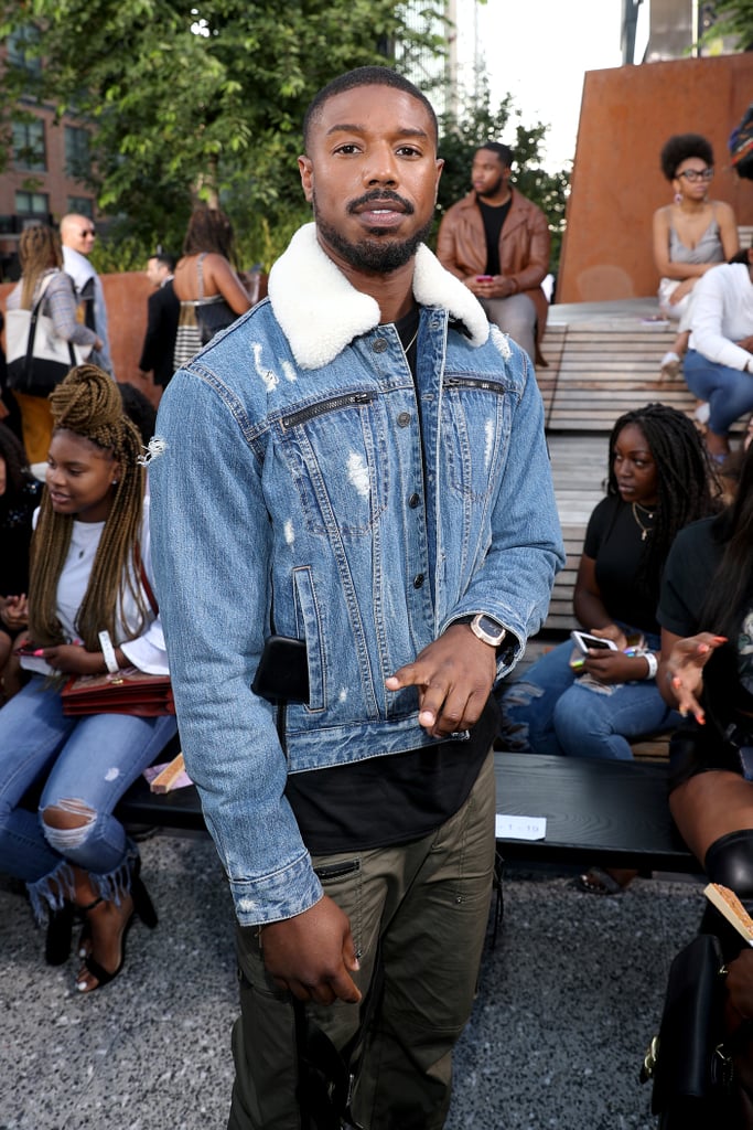 Michael B. Jordan at the Coach 1941 New York Fashion Week Show