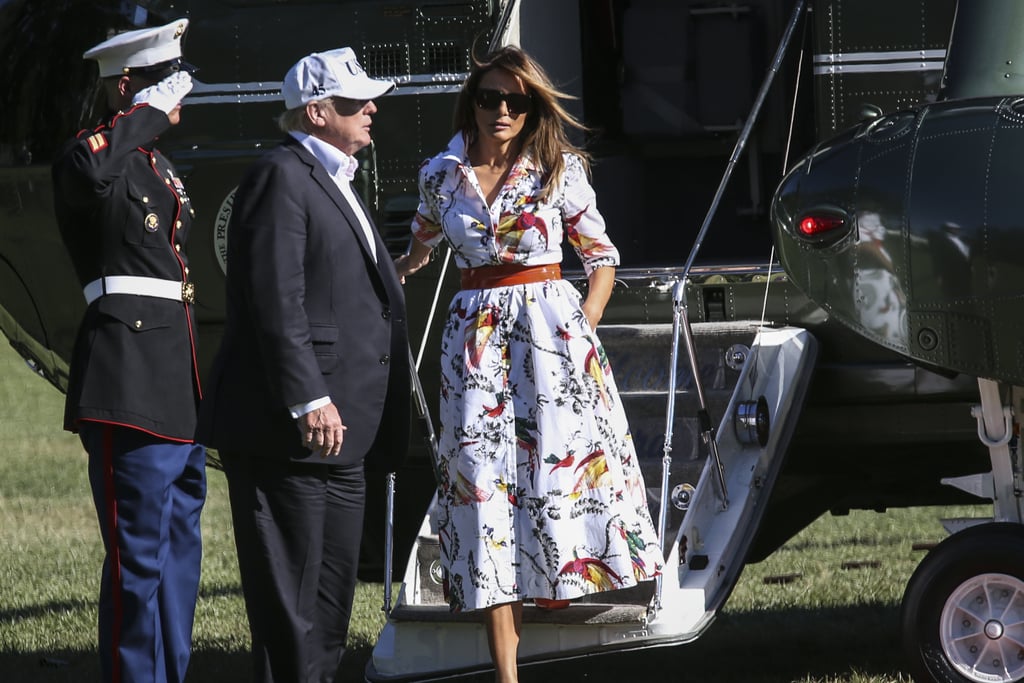 Melania Trump's Kasia Parrot Print Dress