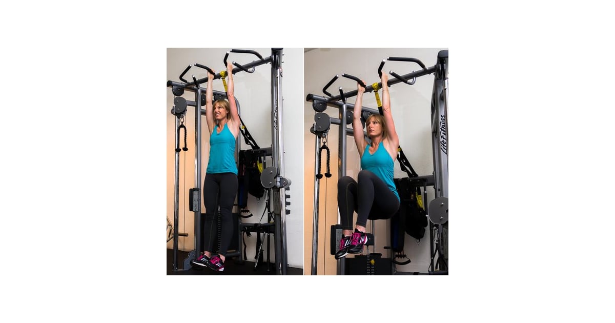 Hanging Knees to Chest 100Rep Core Workout POPSUGAR Fitness Photo 4