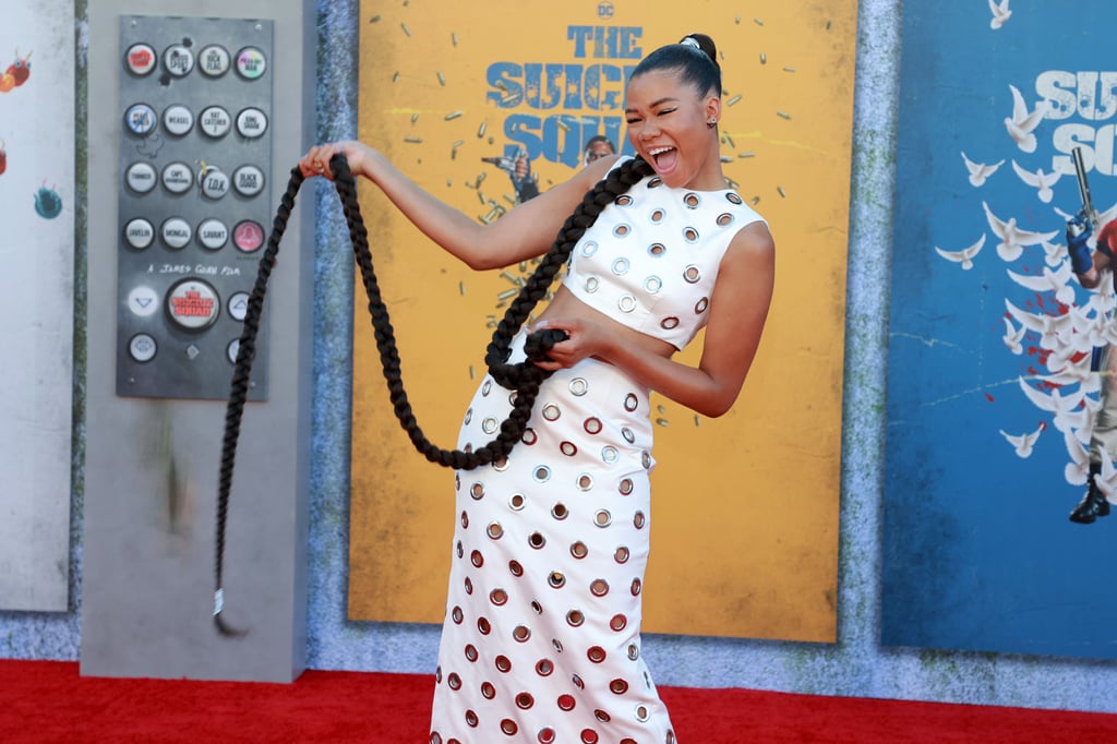 Storm Reid's Ponytail Braid at the Suicide Squad Premiere