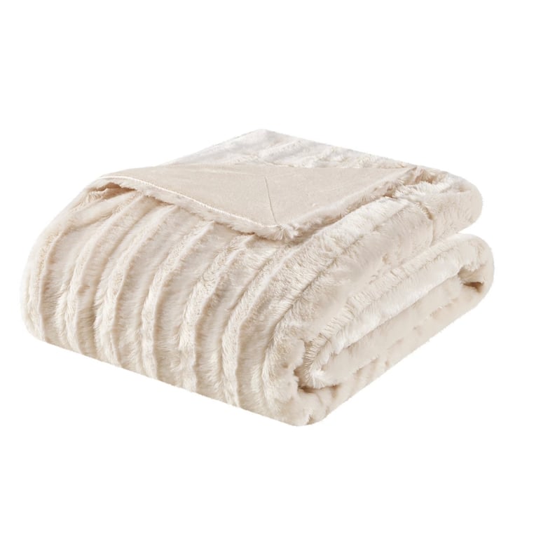 York Long Faux Fur Throw