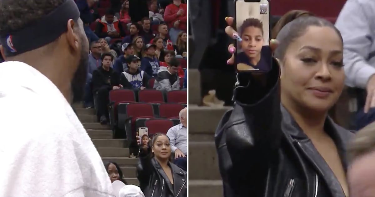 Carmelo Anthony FaceTimes With Son During Basketball Game POPSUGAR Family(02)