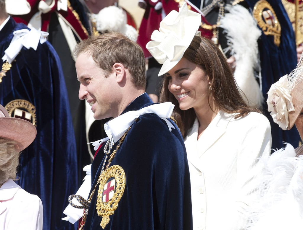 Kate Middleton and Prince William were in their finest for the June 2011 Order of the Garter Service in Windsor.