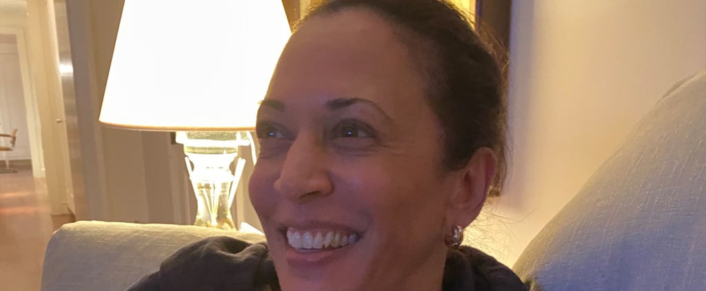 Kamala Harris Watching the DNC in Her Howard Sweatshirt