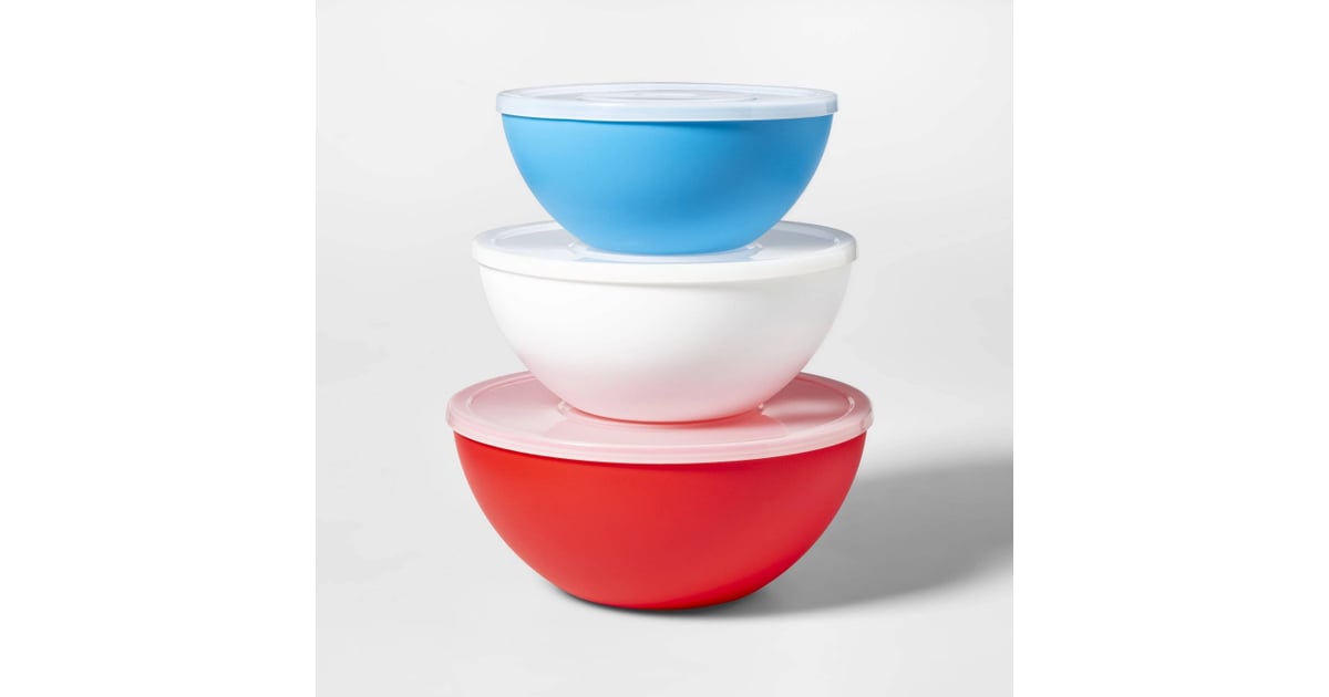 3pc Plastic Serving Bowls Target New Backyard Sun Squad Summer