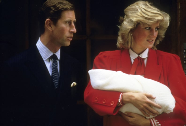 Prince Charles and Princess Diana With Prince Harry