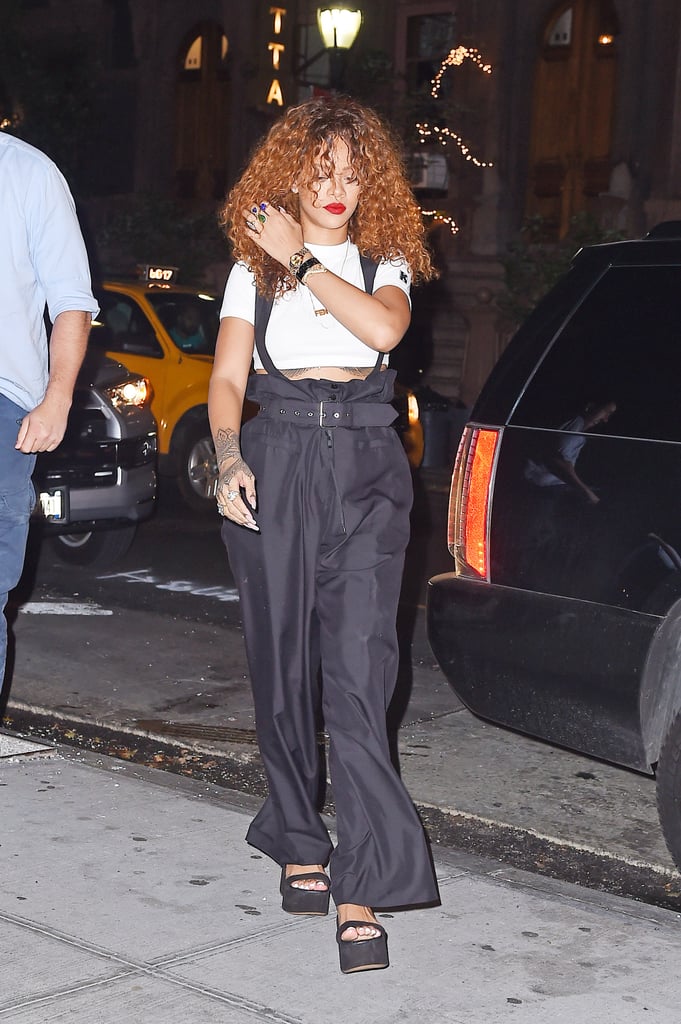Wearing a Belted Pair of Overalls With a Cropped White Tee