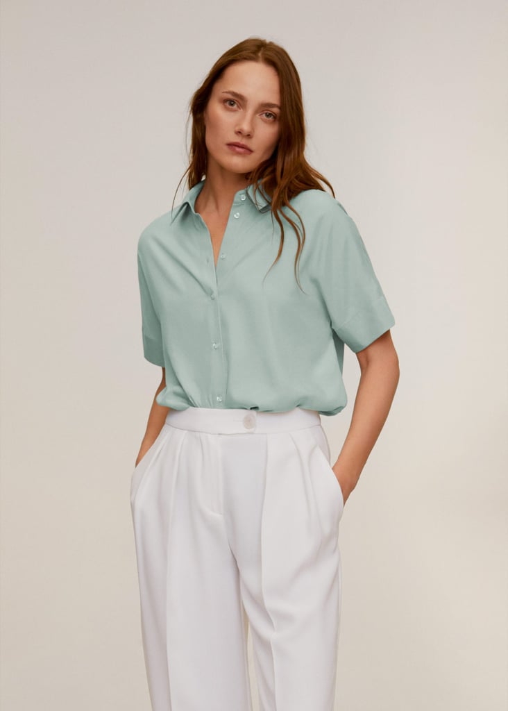 Mango Oversize Modal Shirt