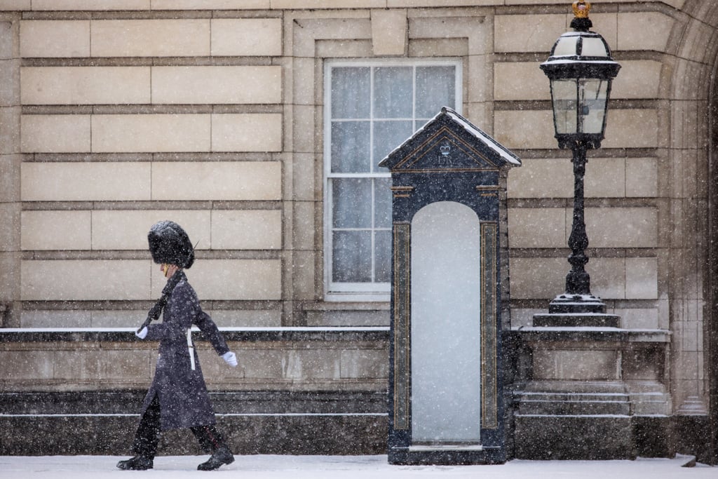 Buckingham Palace London Photos Of Snow In Britain Popsugar