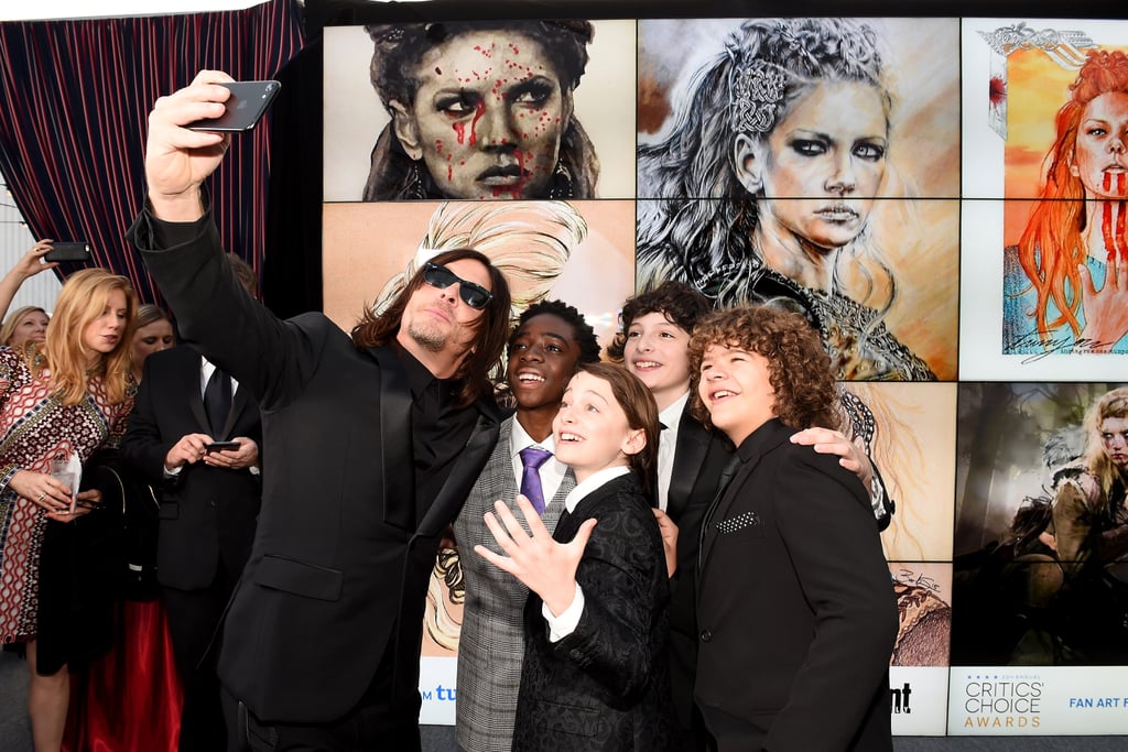 Stranger Things Cast at the 2017 Critics' Choice Awards