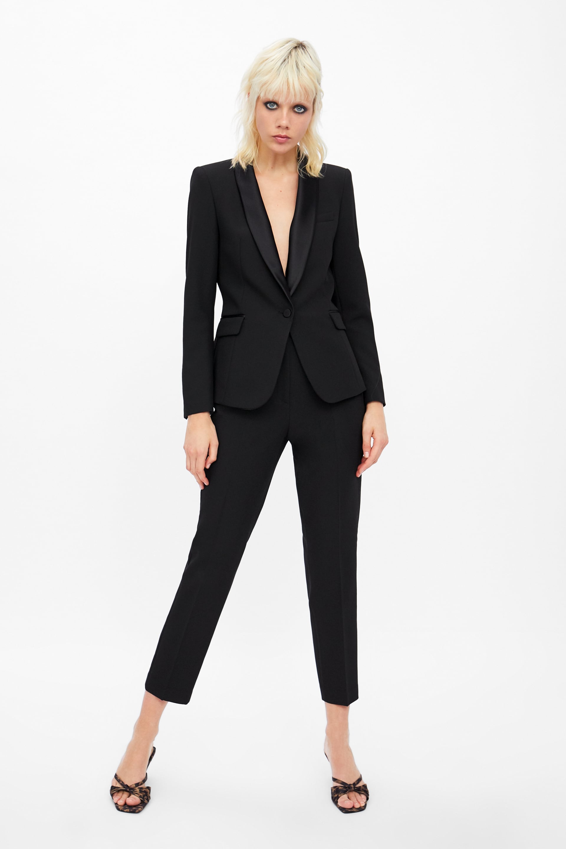 tuxedo jacket zara