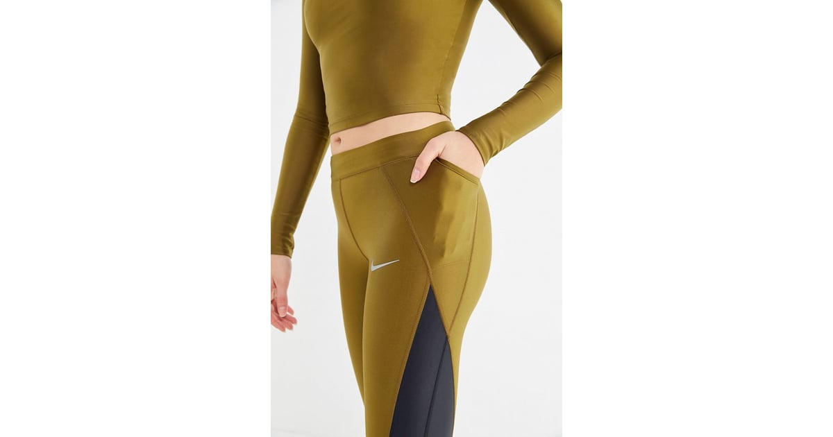 nike metallic legging