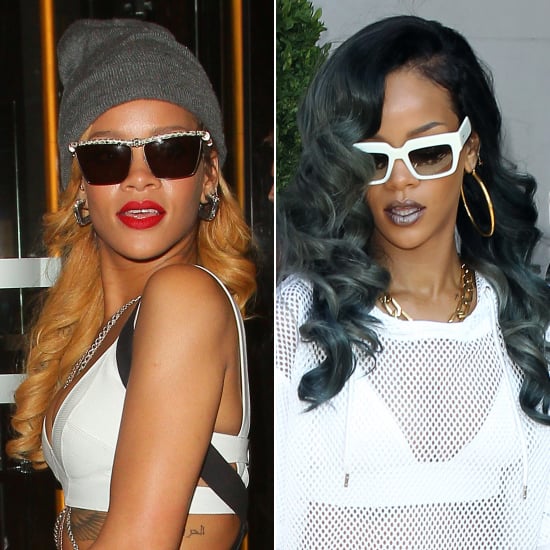 Rihanna With Gray Hair Pictures Popsugar Beauty