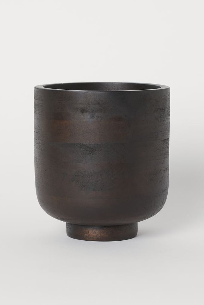 H&M Wooden Plant Pot