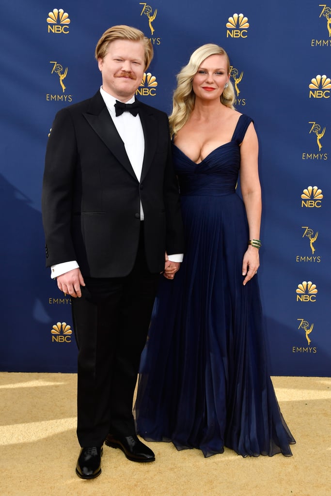 Kirsten Dunst and Jesse Plemons at the 2018 Emmys