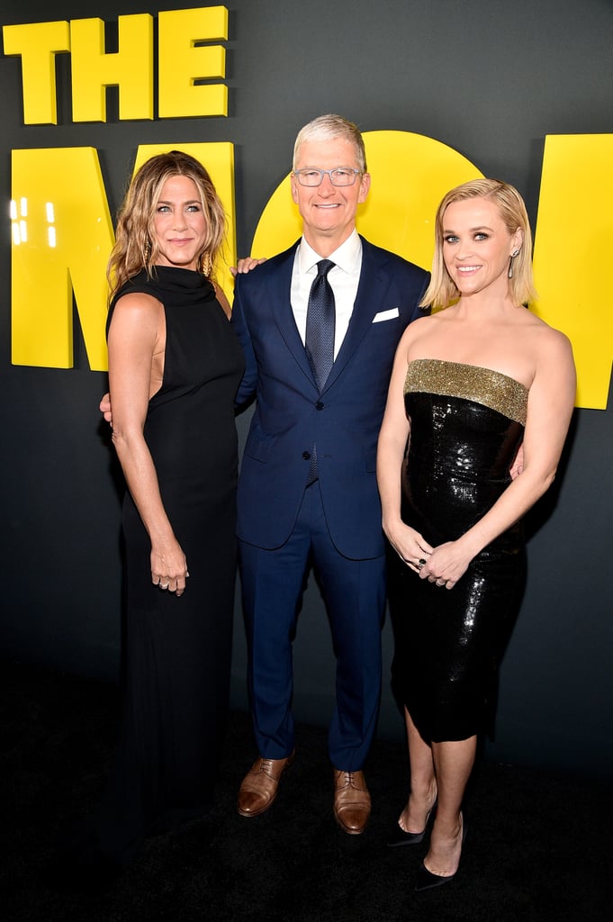 Jennifer Aniston, Tim Cook, and Reese Witherspoon at The Morning Show Premiere