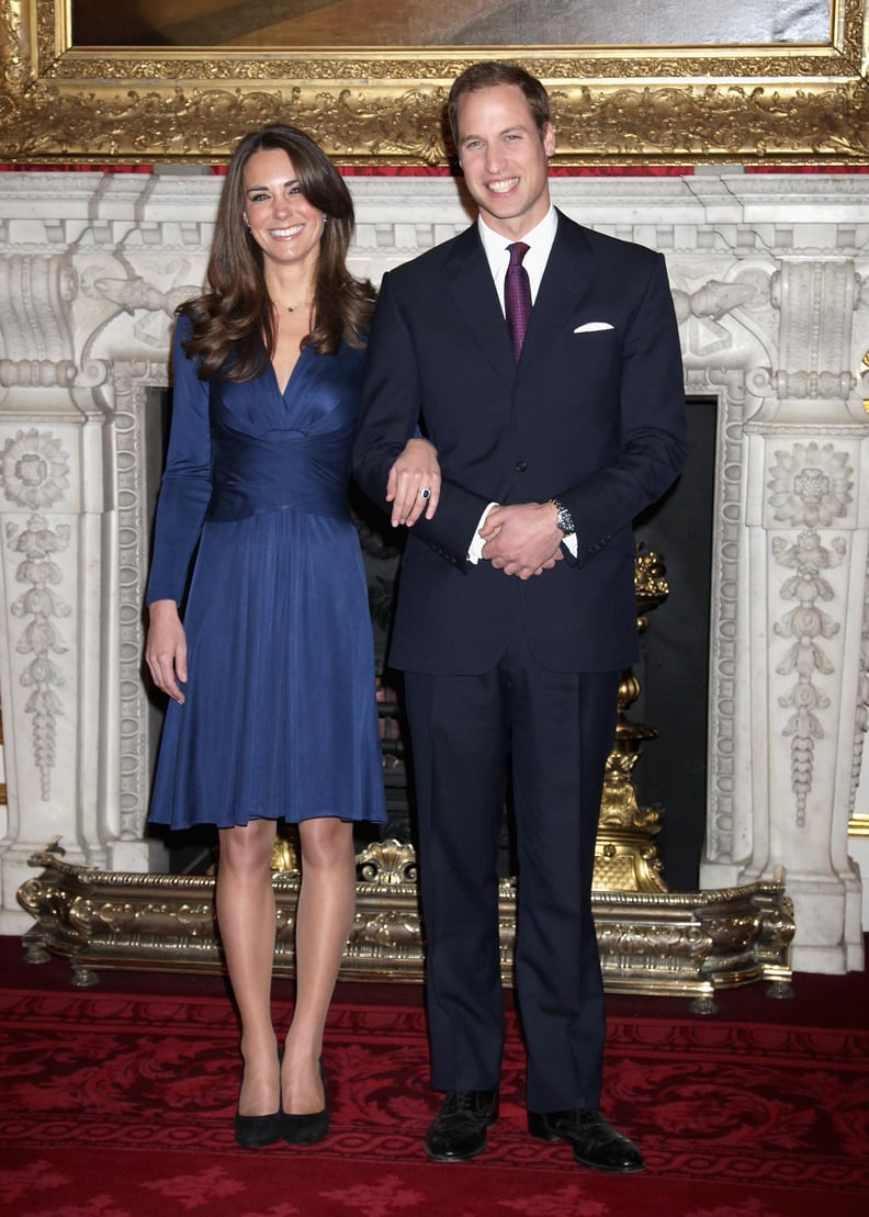 Kate Posed For Her Engagement Photos With Prince William