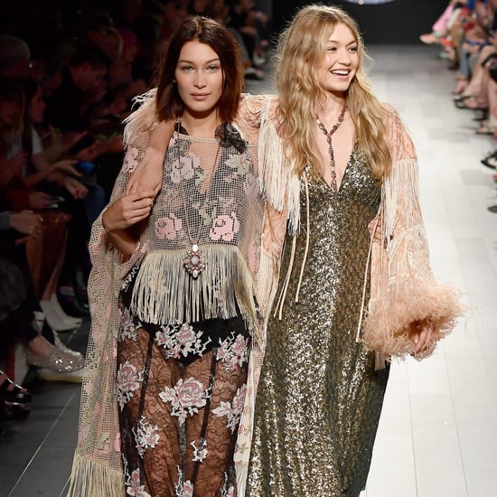 Gigi and Bella Hadid Anna Sui NYFW 2017