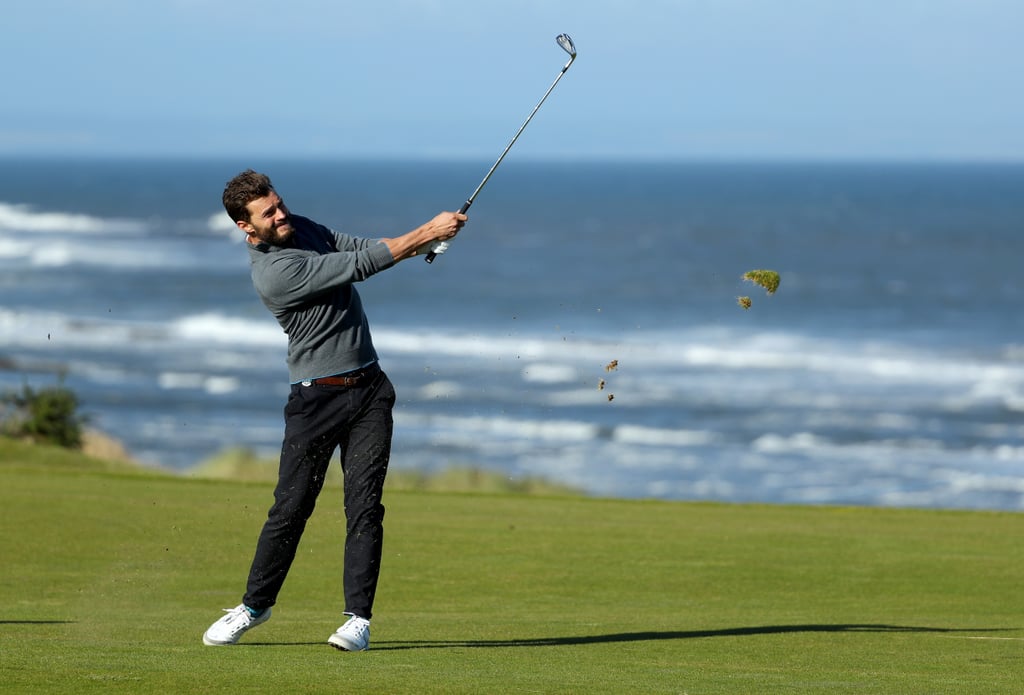Jamie Dornan Golfing in Scotland October 2016