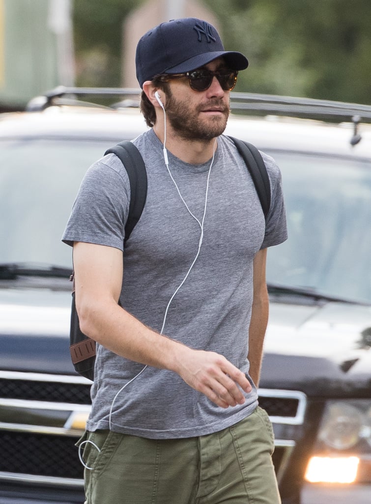 Jake Gyllenhaal Walking in NYC June 2016 POPSUGAR Celebrity Photo 3