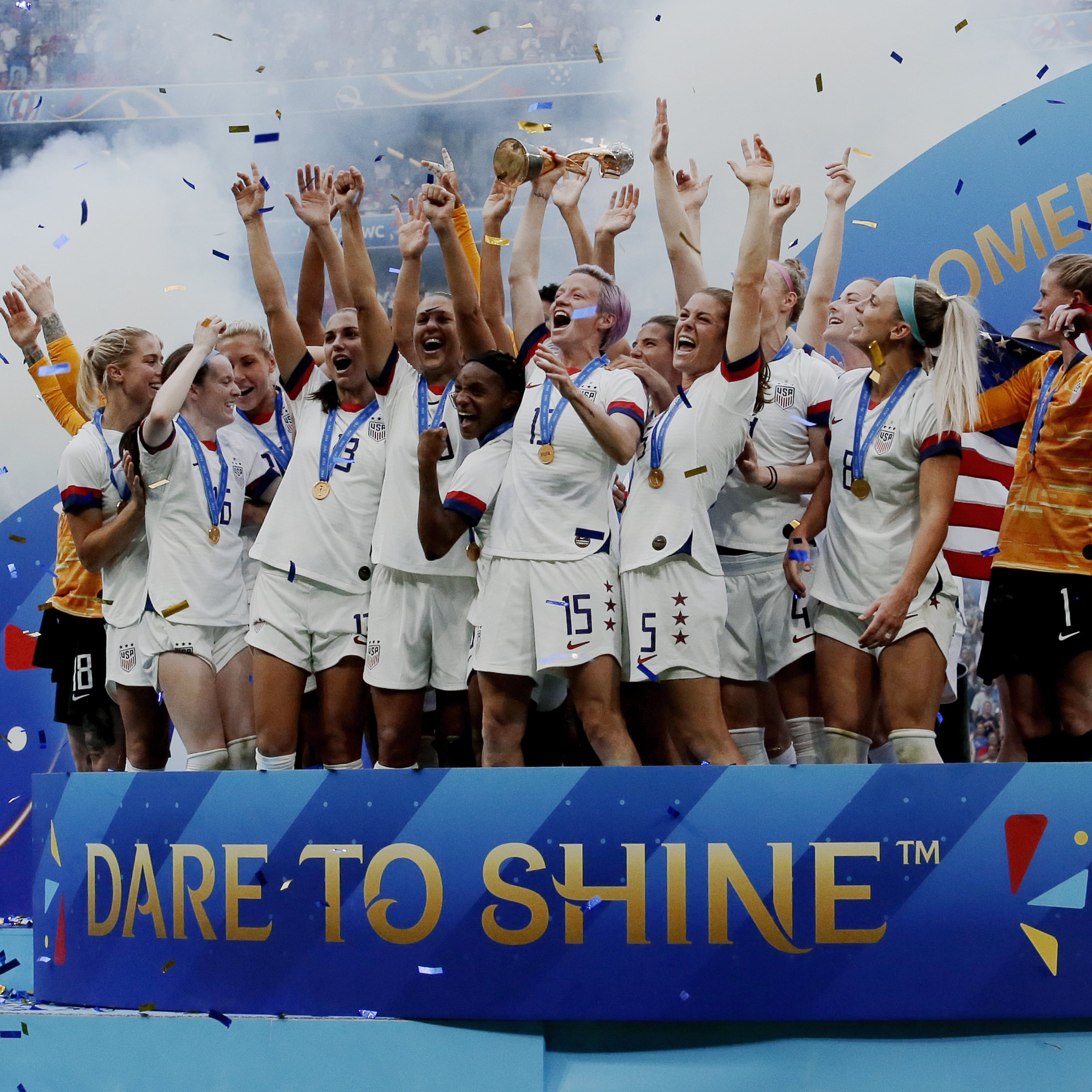 Proud parents and partners go wild as US Women's Soccer Team wins fourth  World Cup