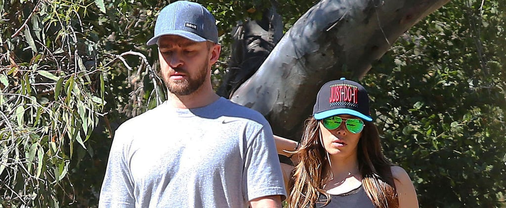 Justin Timberlake and Jessica Biel on a Hike in LA