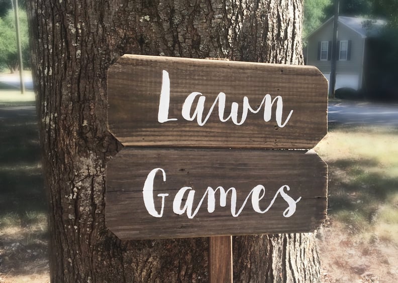 Lawn Games Sign​