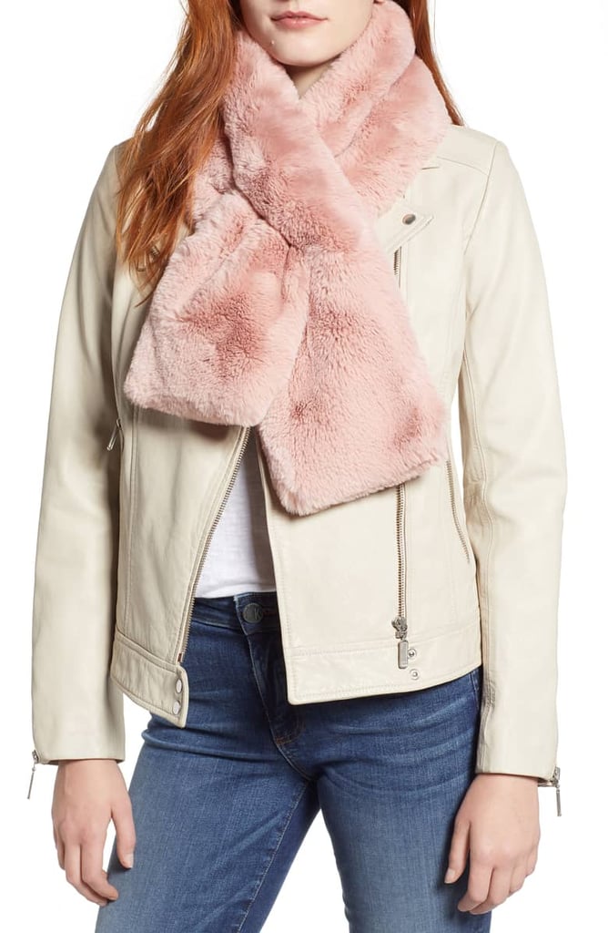 Ted Baker London Faux Fur Pull Through Scarf