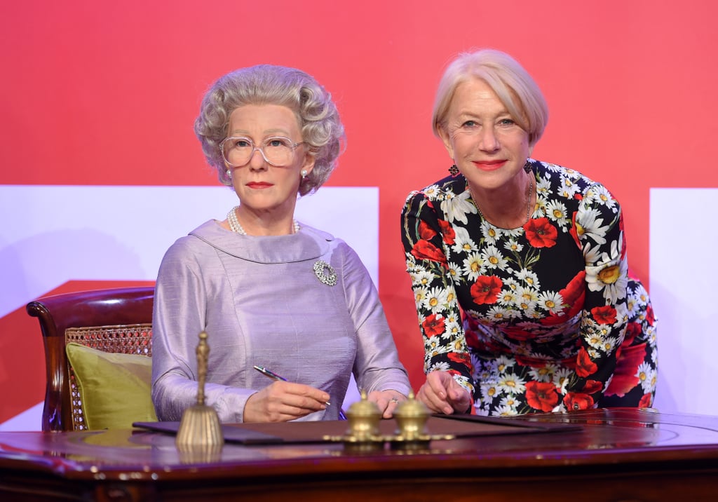Helen Mirren Meets Wax Figures