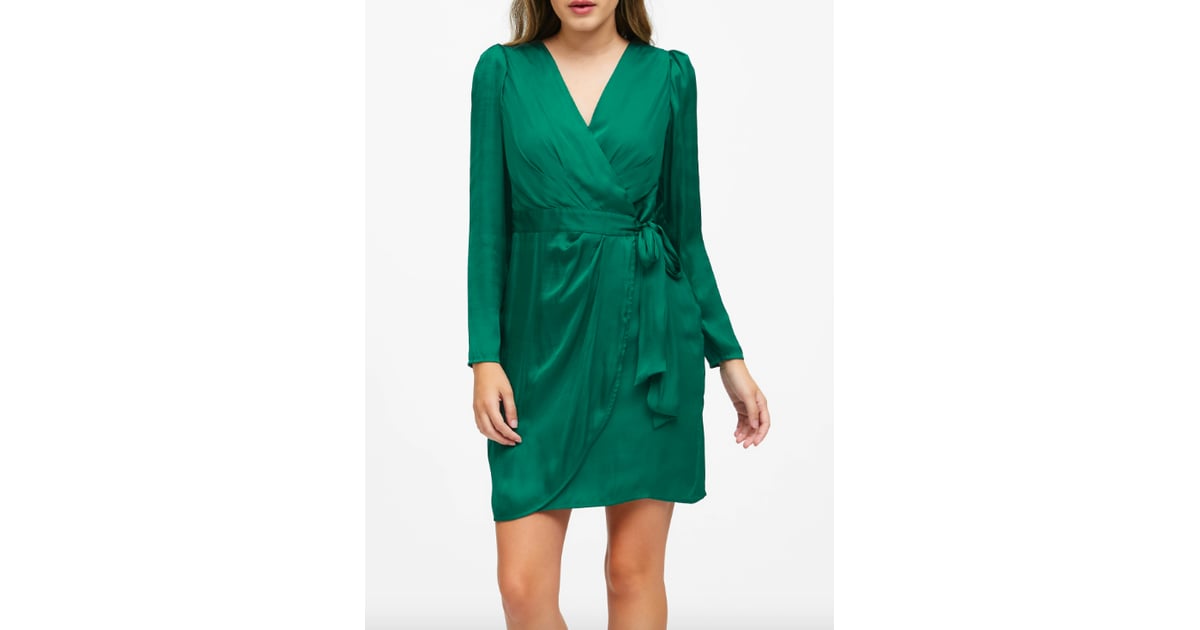 Puff-Sleeve Wrap Dress | 25 Dresses 