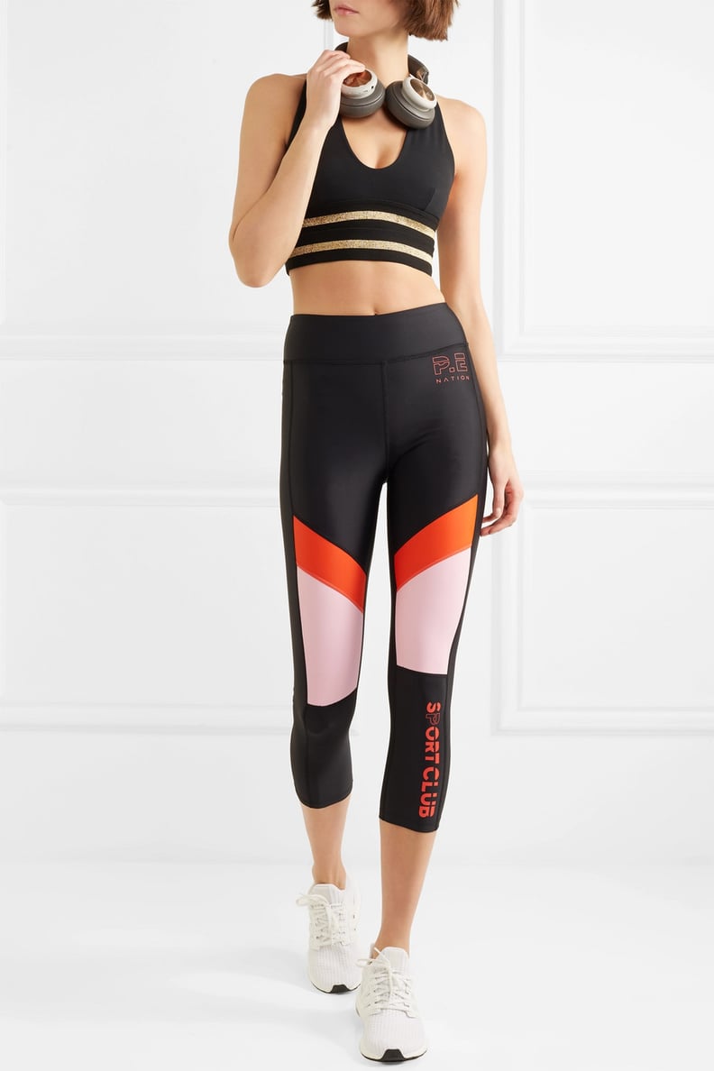 P.E Nation First Innings Paneled Stretch Leggings