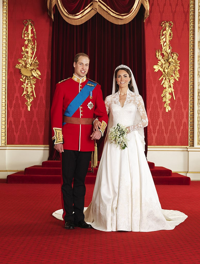 Prince William and Kate also had official portraits taken.