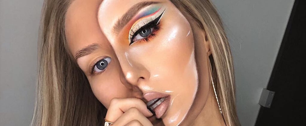 Mask Optical Illusion Halloween Makeup