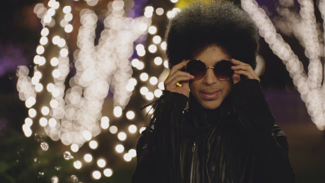 Prince needs shades, even at night.