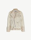 Izzue Asymmetric Faux-shearling Jacket