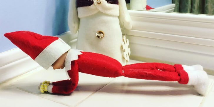 Elf has his yoga certification! | Elf on the Shelf Fitness Ideas ...