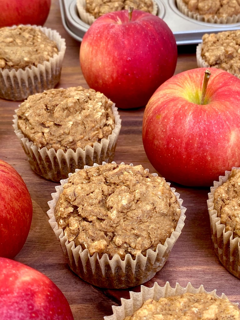 Sugar-Free Apple Cinnamon Oatmeal Muffins