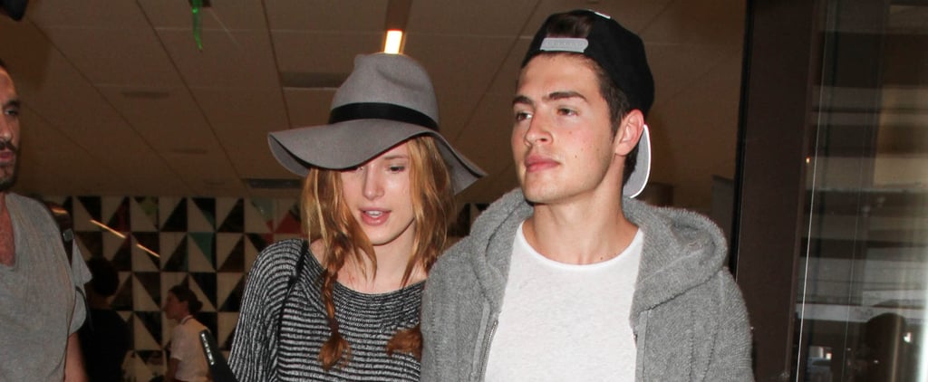 Bella Thorne and Gregg Sulkin Show Airport PDA