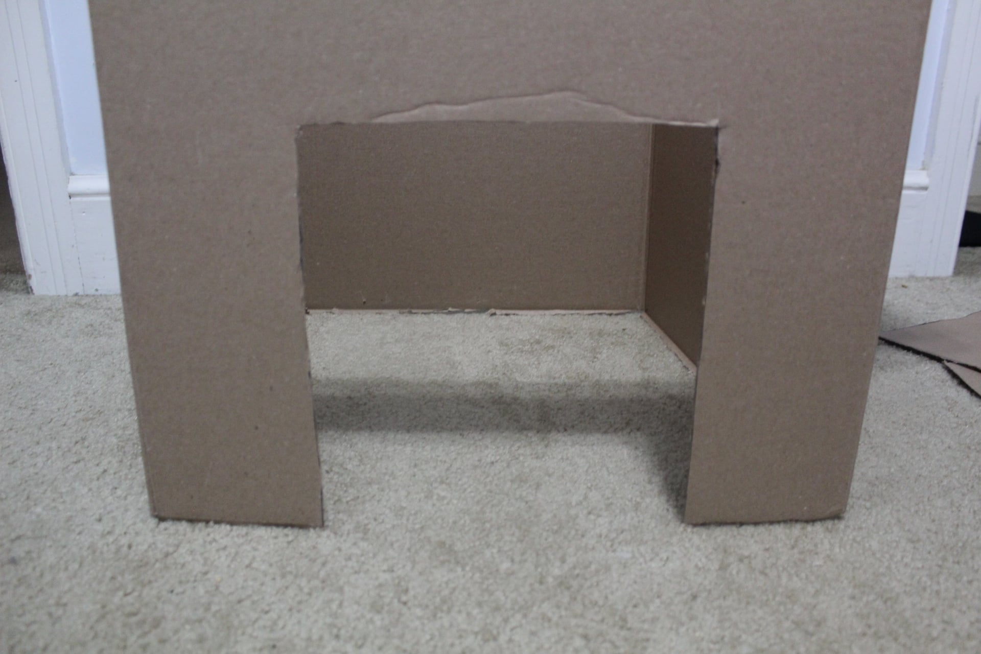 Cut Out A Door Your Cat Will Be Endlessly Entertained By This Diy Cardboard Playhouse Popsugar Pets Photo 4