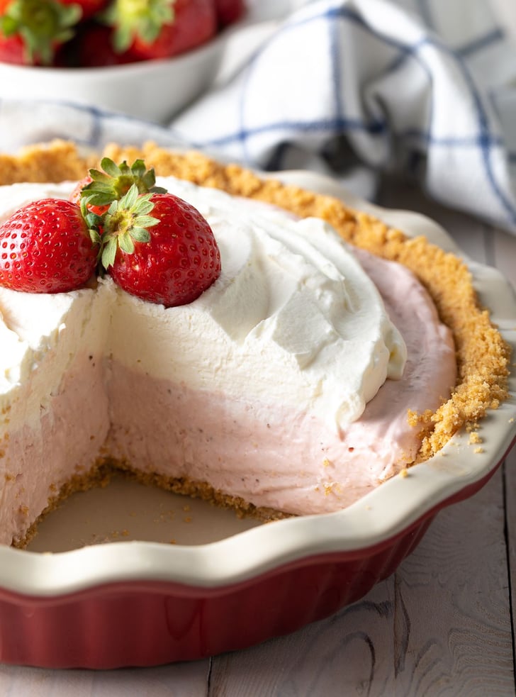 No-Bake Strawberry Cream Pie | Red, White, and Blue Recipes | POPSUGAR ...