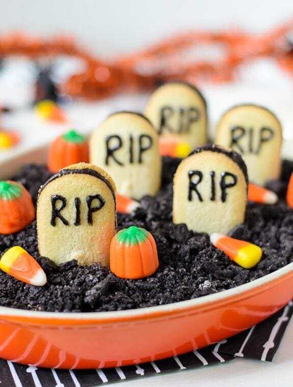 Graveyard Chocolate Cheesecake Dip These 50 Halloween Recipes Will Make You Jump Into The Kitchen They Re So Good Popsugar Food Photo 30